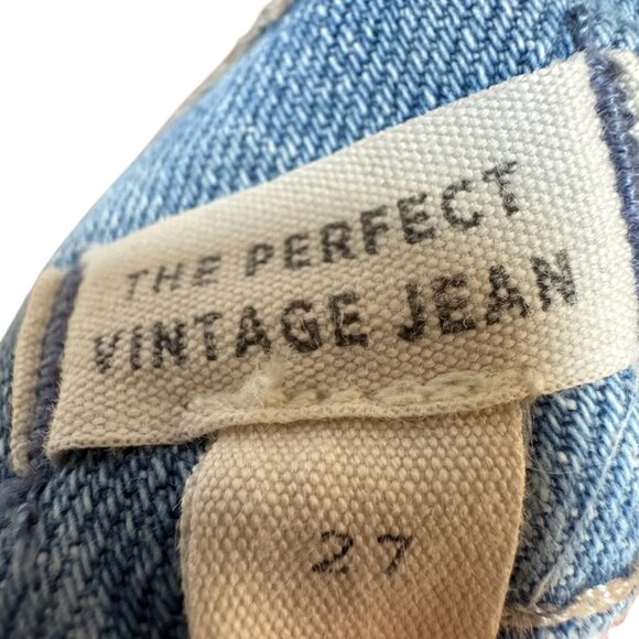 Madewell The Perfect Vintage Jean‎ Straight Leg High-Rise Boho Minimalist 27 - Picture 3 of 5